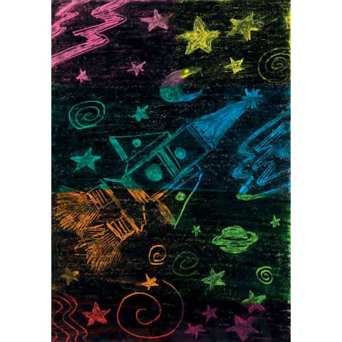 Matite colorate Stabilo Woody 3 in 1 punta larga conf. 6 colori Pastel assortiti 8806-3